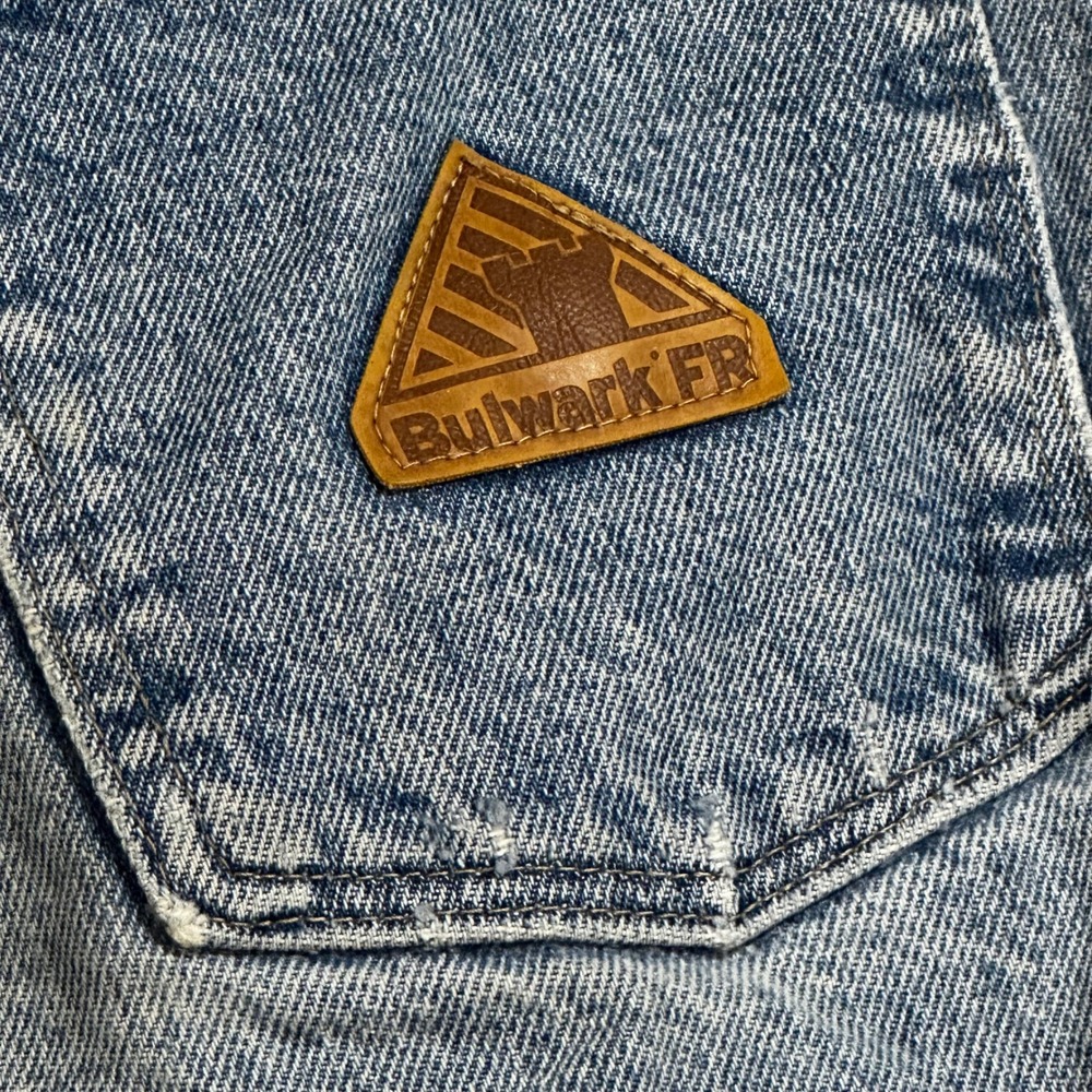 Bulwark FR Flame Resistant Jeans‎ Denim Workwear Size 38x32 NFPA 70E ASTM F1506